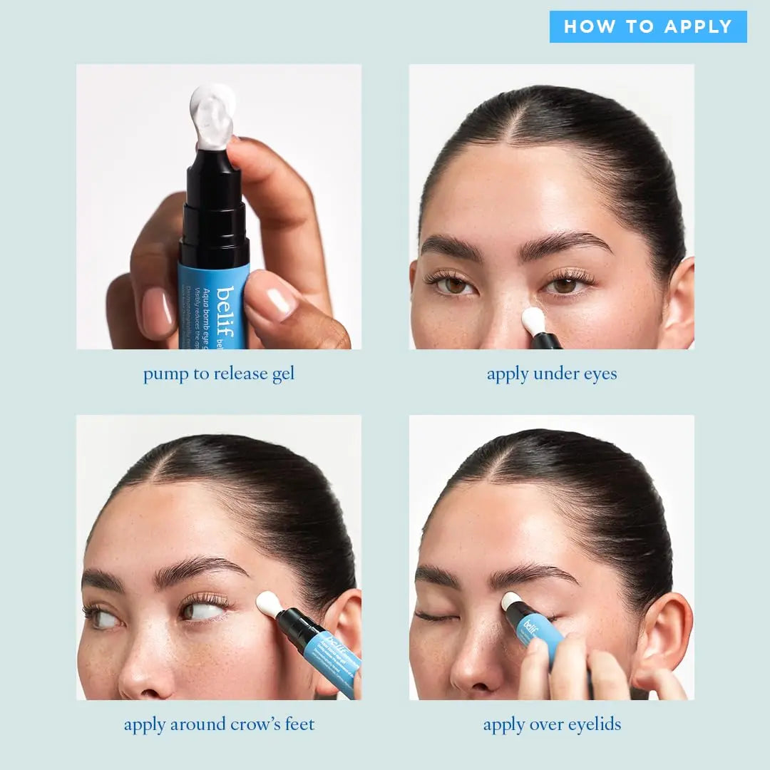 Revitalize Tired Eyes: Instant Depuffing & Hydrating Under-Eye Gel Cream